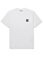 Stone Island - Logo-Appliquéd Cotton-Jersey T-Shirt - White