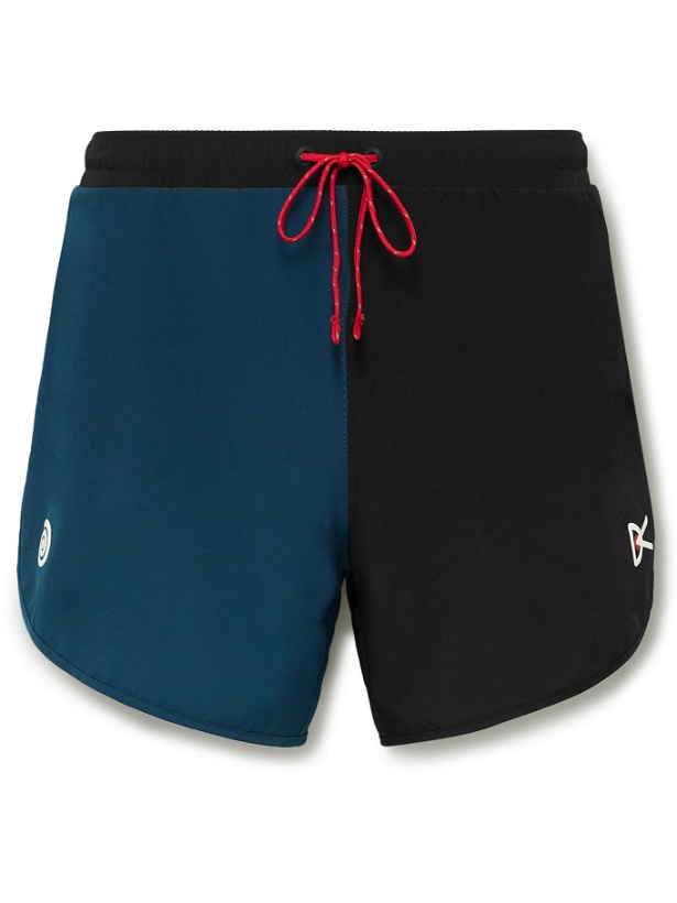 Photo: DISTRICT VISION - MR PORTER Health In Mind Spino Slim-Fit Stretch-Shell Shorts - Blue