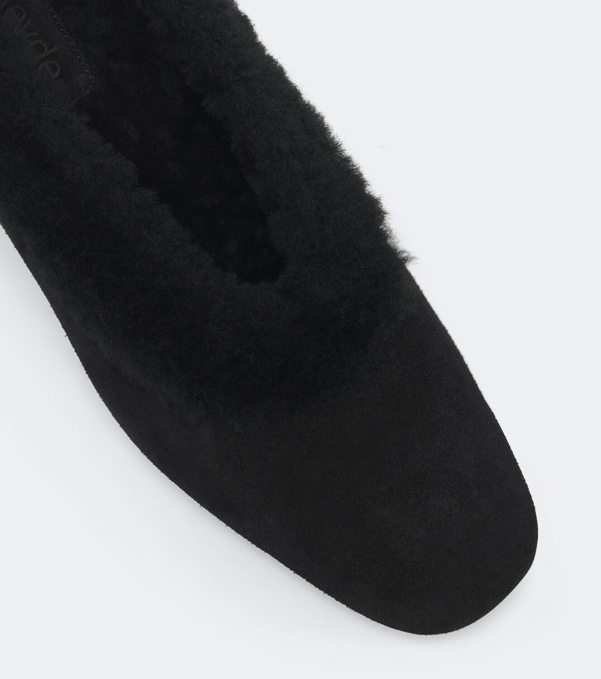 Aeyde Delia shearling-lined suede ballet flats