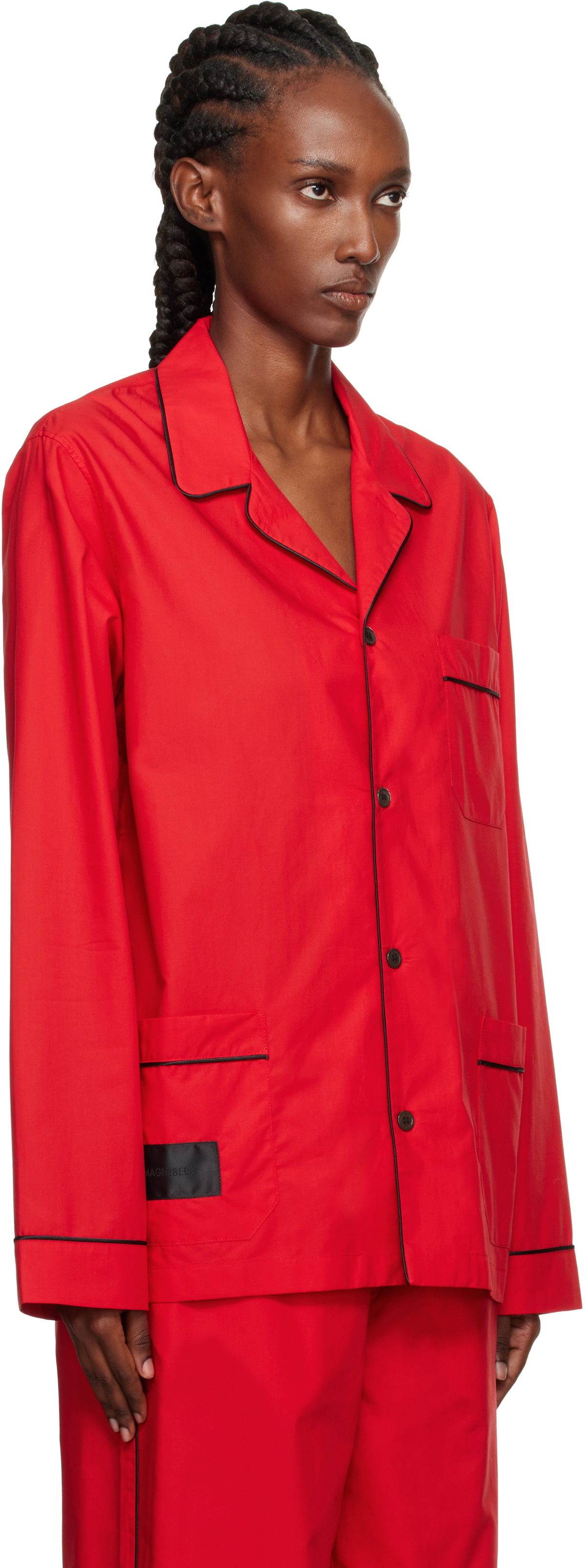 MAGNIBERG Red Dolce Pyjama Shirt
