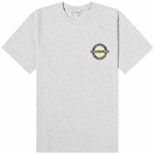 Bisous Skateboards Women's Circle T-Shirt in Ash Grey