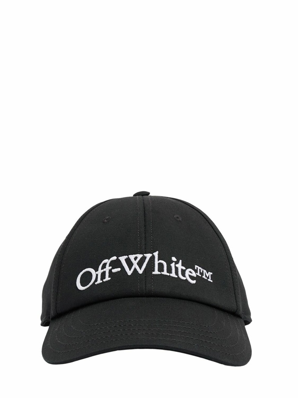 Photo: OFF-WHITE Bookish Cotton Drill Baseball Cap