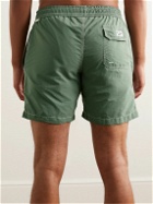 Hartford - Straight-Leg Mid-Length Swim Shorts - Green