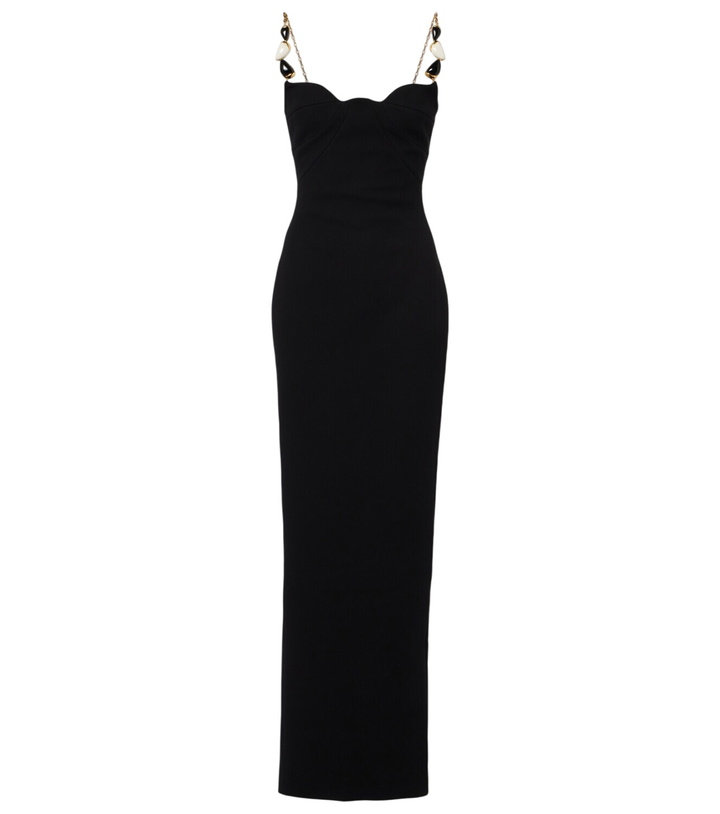 Photo: Rachel Gilbert Riccardo embellished gown