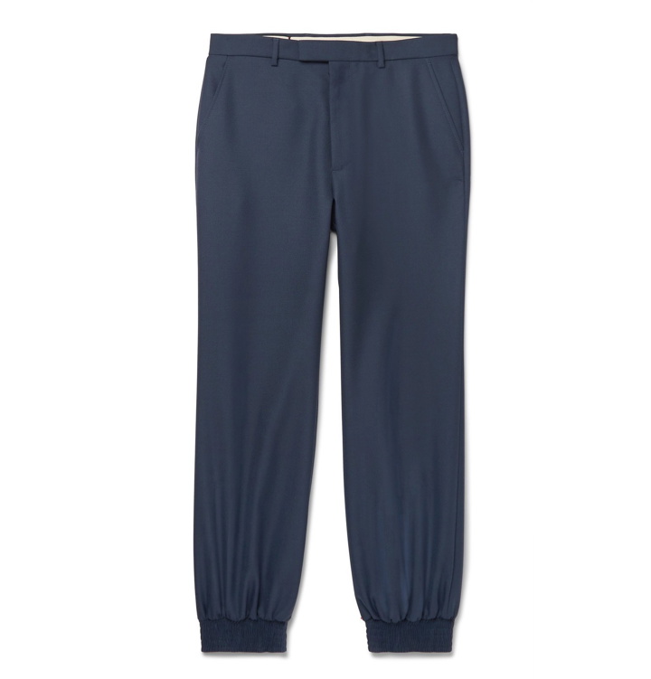 Photo: Gucci - Tapered Drill Trousers - Blue