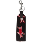 Marni Dance Bunny Black and Red Bunny Keychain