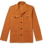 Altea - Cotton-Blend Overshirt - Orange