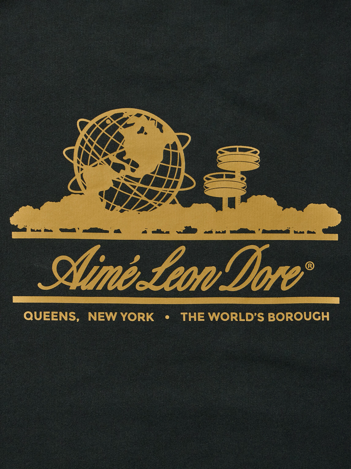 Aimé Leon Dore - Unisphere Logo-Print Cotton-Jersey Sweatshirt - Black