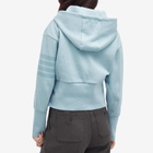 Thom Browne Women's Zip Up Hoodie in Light Blue