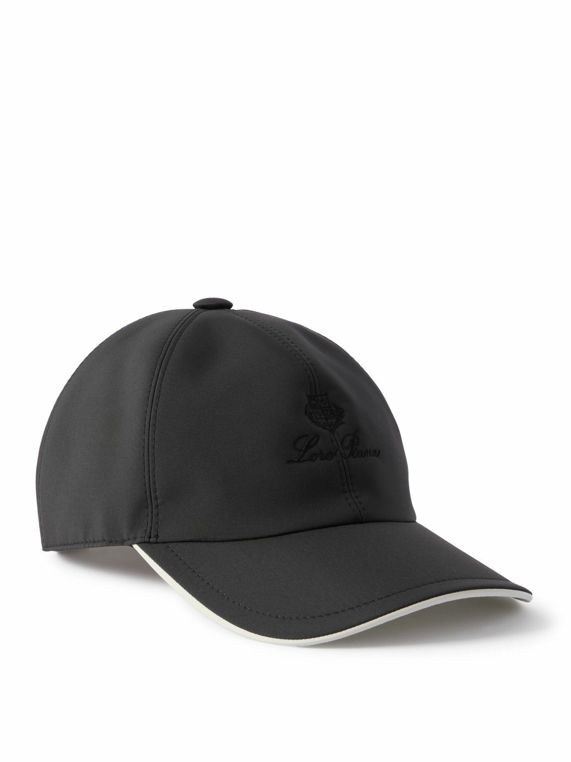 Loro Piana - Logo-Embroidered Storm System® Shell Baseball Cap - Black