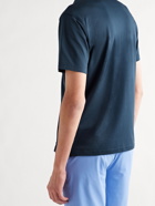 Peter Millar - Excursionist Flex Slim-Fit Stretch Cotton and Modal-Blend Polo Shirt - Blue