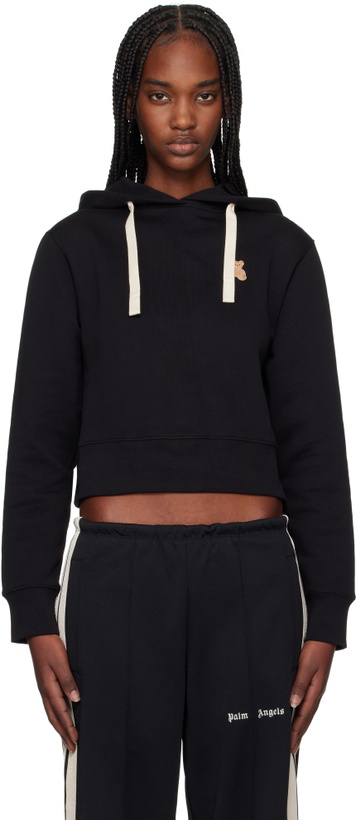 Photo: Palm Angels Black 'Bear in Mind' Hoodie