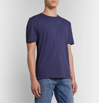 Maison Margiela - Garment-Dyed Cotton-Jersey T-Shirt - Blue