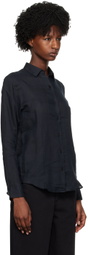 Sunspel Black Button Shirt