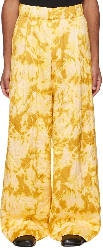 Photo: Dries Van Noten Yellow Pannan Trousers