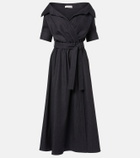 Altuzarra Lydia wrapped denim midi dress