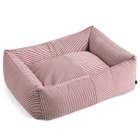 HAY Dog Bed - Medium in Red/White Stripe 
