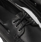 Quoddy - Downeast Full-Grain Leather Boat Shoes - Black