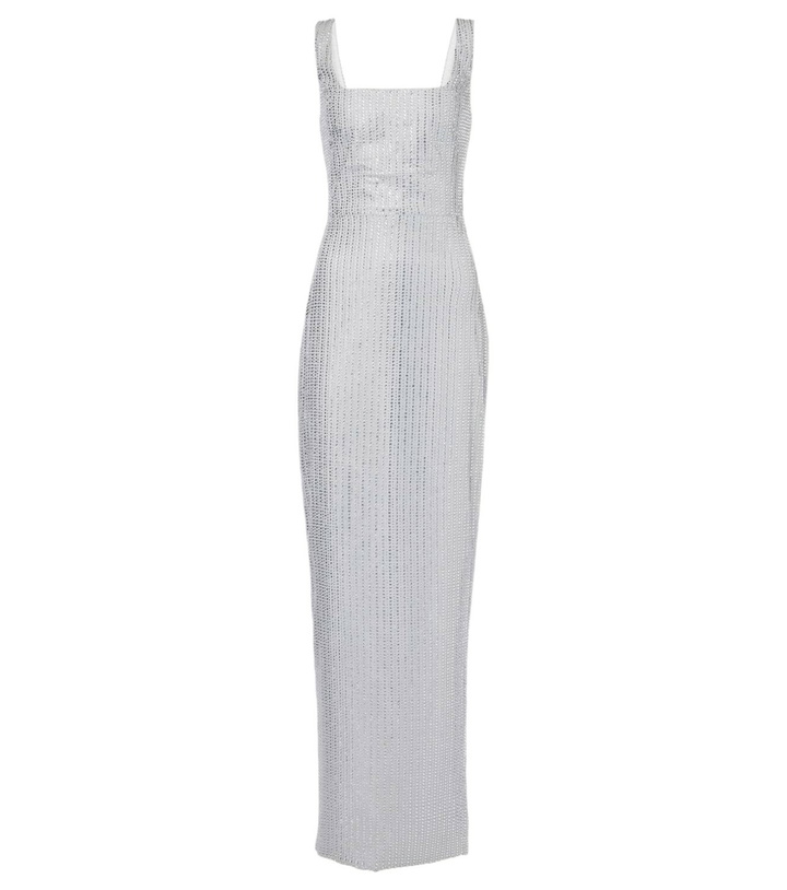Photo: Rasario Crystal-embellished chiffon gown