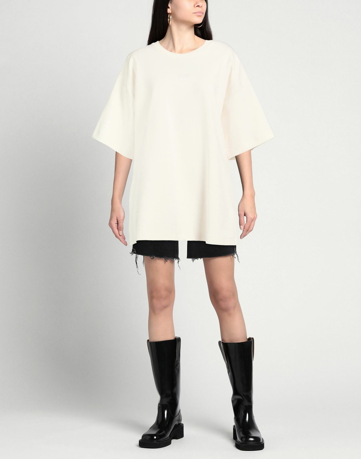 Gestuz Womens T-shirt Cream