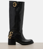 Chloé Dakota leather biker boots