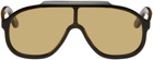 Gucci Brown Shield Sunglasses