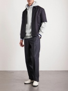 WTAPS - Aon Logo-Appliquéd Cotton-Jersey Hoodie - Gray
