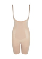 Spanx OnCore Open-bust Mid-thigh Bodysuit Beige