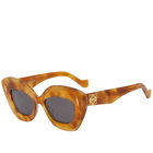 Loewe Eyewear Women's Anagram Sunglasses in Blonde Havana 