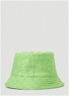 Intreccio Jacquard Bucket Hat in Green
