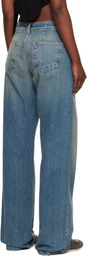 Rick Owens DRKSHDW Blue Temple Geth Jeans