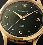 Montblanc - Heritage Automatic 40mm 18-Karat Gold and Alligator Watch, Ref. No. 126464 - Green