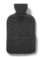 Johnstons of Elgin - Cable-Knit Cashmere Hot Water Bottle