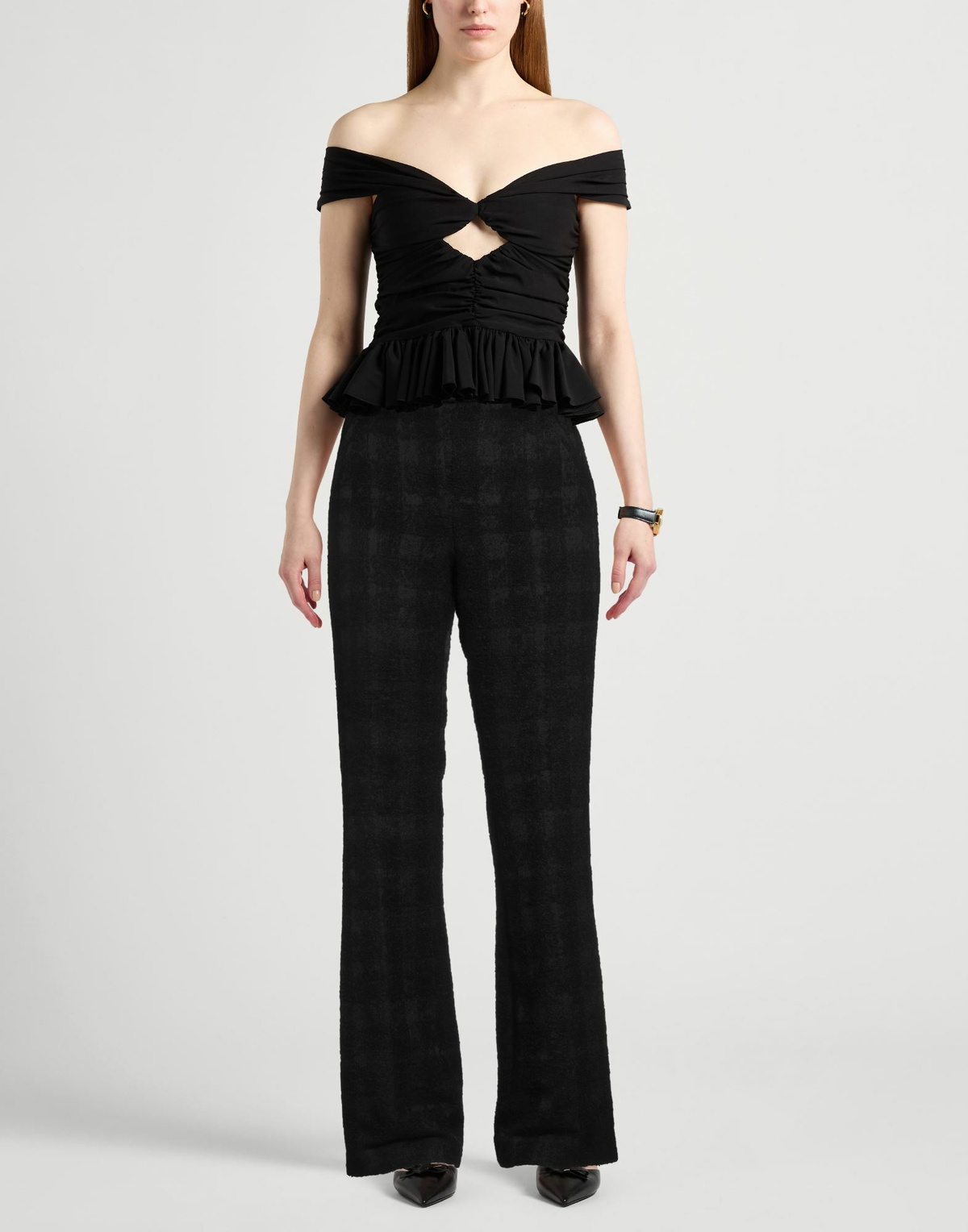 Rochas Womens Pants in Black