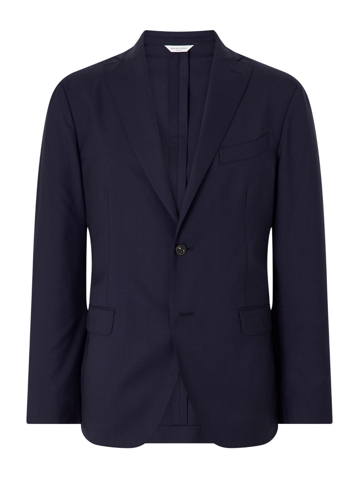Boglioli - Checked Virgin Wool and Cashmere-Blend Overcoat - Blue