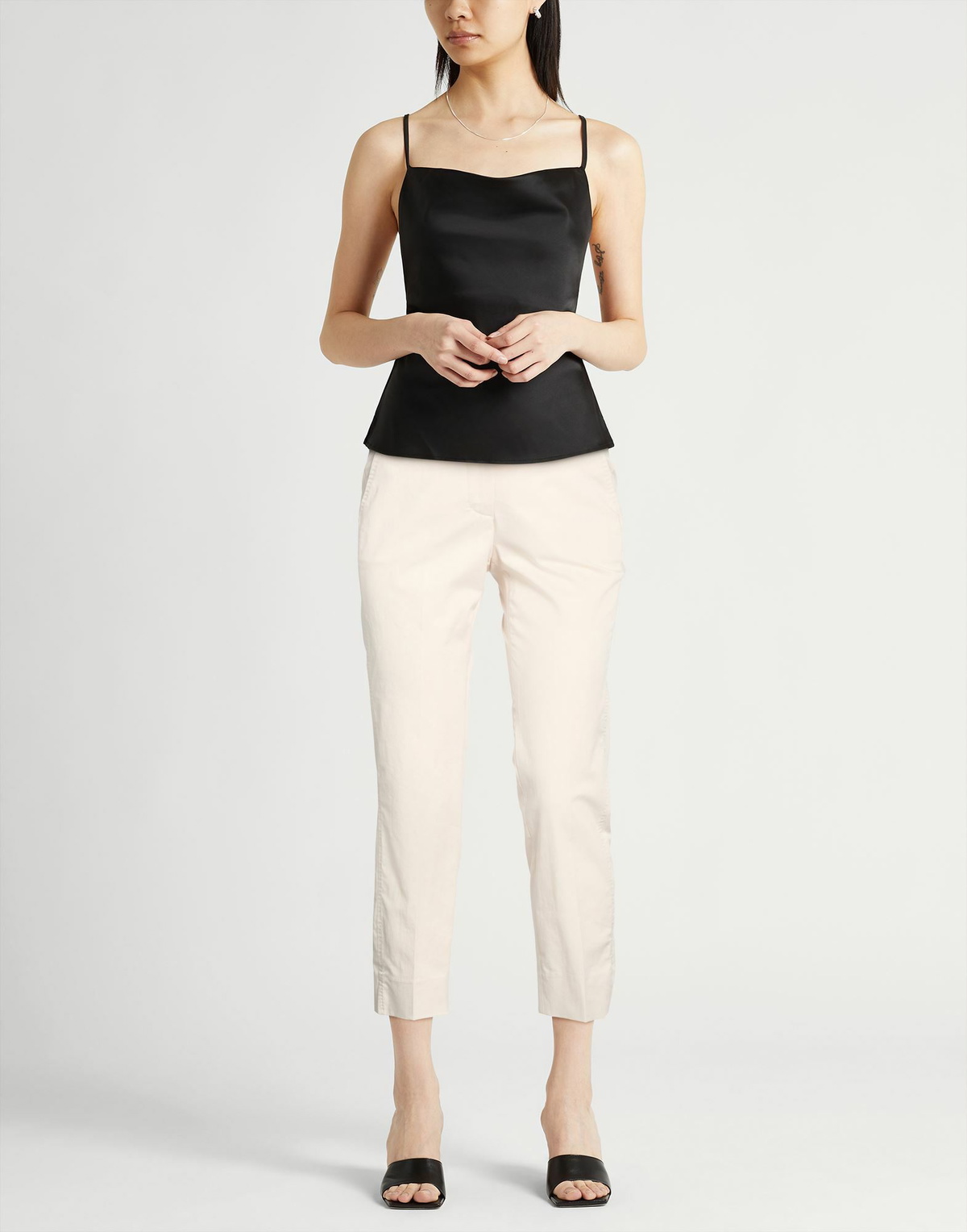 Peserico Womens Pants Cream