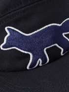 Maison Kitsuné - Logo-Embroidered Cotton-Blend Twill Baseball Cap