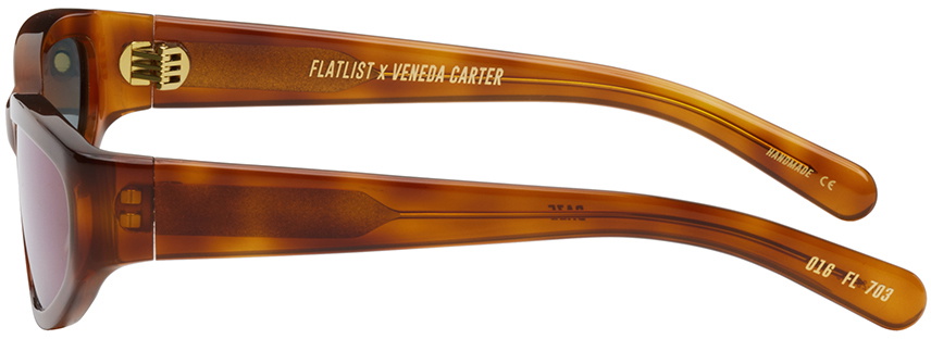 FLATLIST EYEWEAR Tortoiseshell Veneda Carter Edition Daze Sunglasses