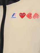 COMME DES GARÇONS PLAY - Logo Hooded Bicolor Full Zip Jacket