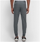 Under Armour - Vanish Hybrid Tapered Panelled Stretch-Jersey Sweatpants - Men - Gray