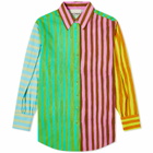 ALÉMAIS Women's Bobbie Spliced Shirt in Multi