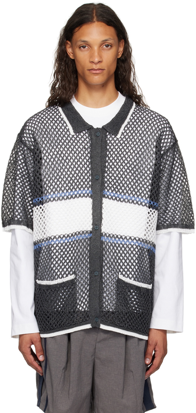 F/CE.® Blue Rope Mesh Shirt F/CE.