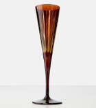 L'Objet Prism set of 4 champagne flutes