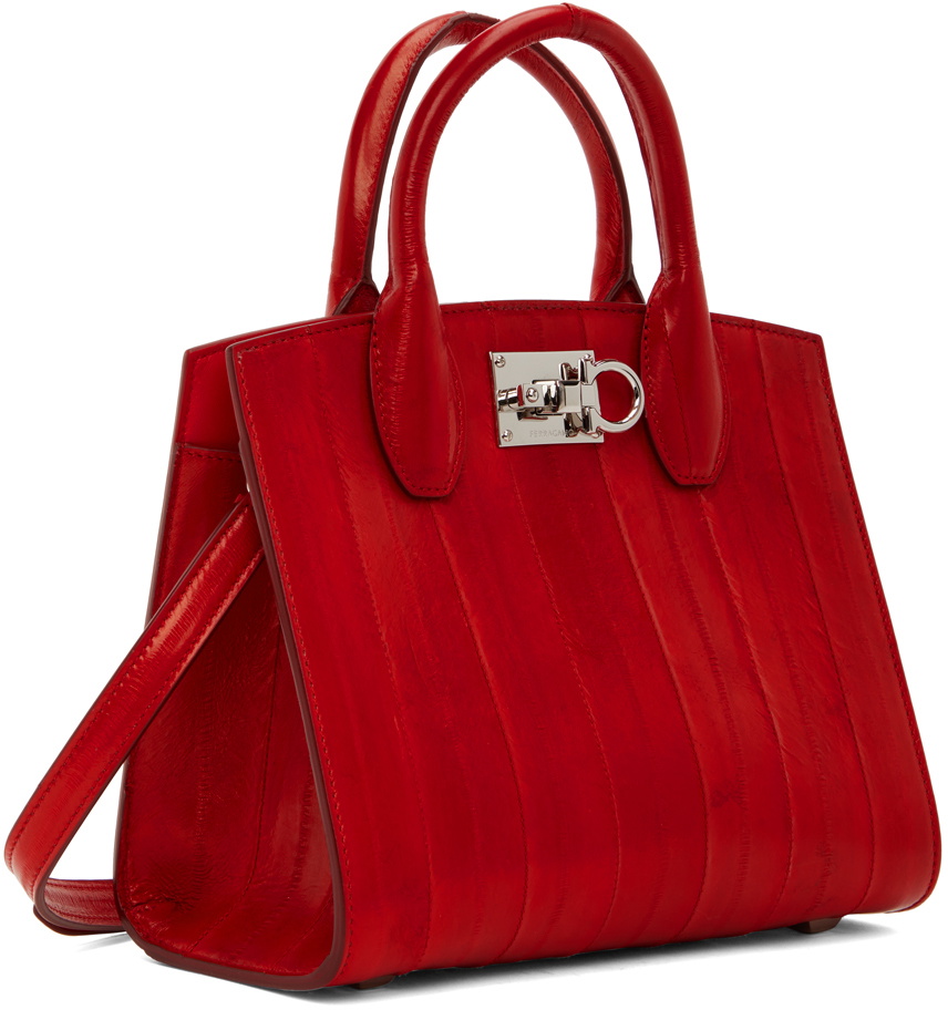 ★関税込★Ferragamo★スタジオスモールボックスバッグ★RED ☆人気☆【FERRAGAMO】☆スタジオスモールボックスバッグ☆RED