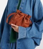 Loewe Flamenco Mini leather clutch