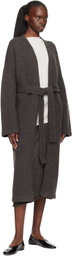 Lauren Manoogian Gray Long Open Cardigan