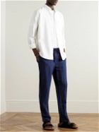 Portuguese Flannel - Belavista Button-Down Collar Cotton Oxford Shirt - White