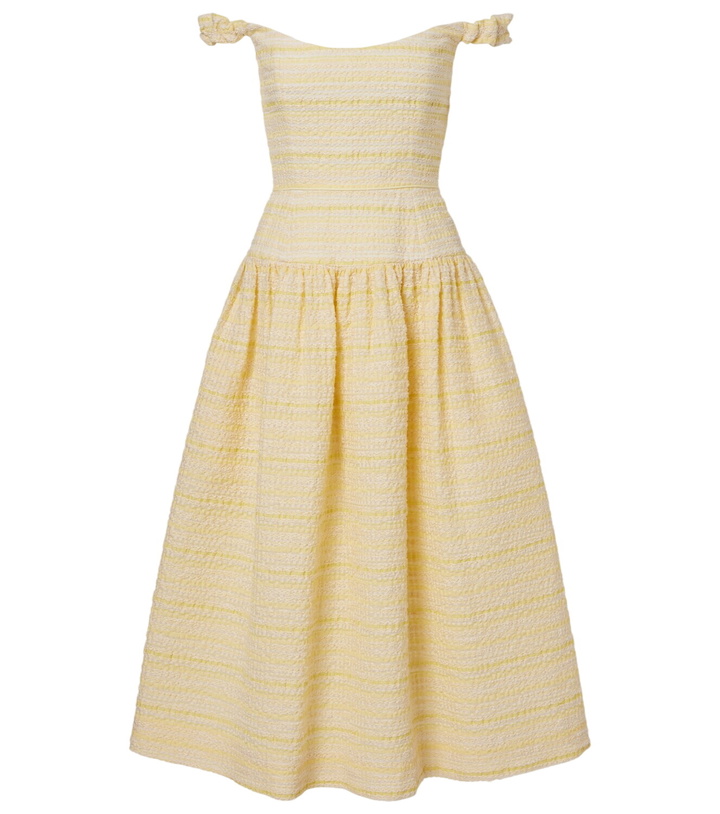 Photo: Markarian Georgie cotton-blend organza midi dress