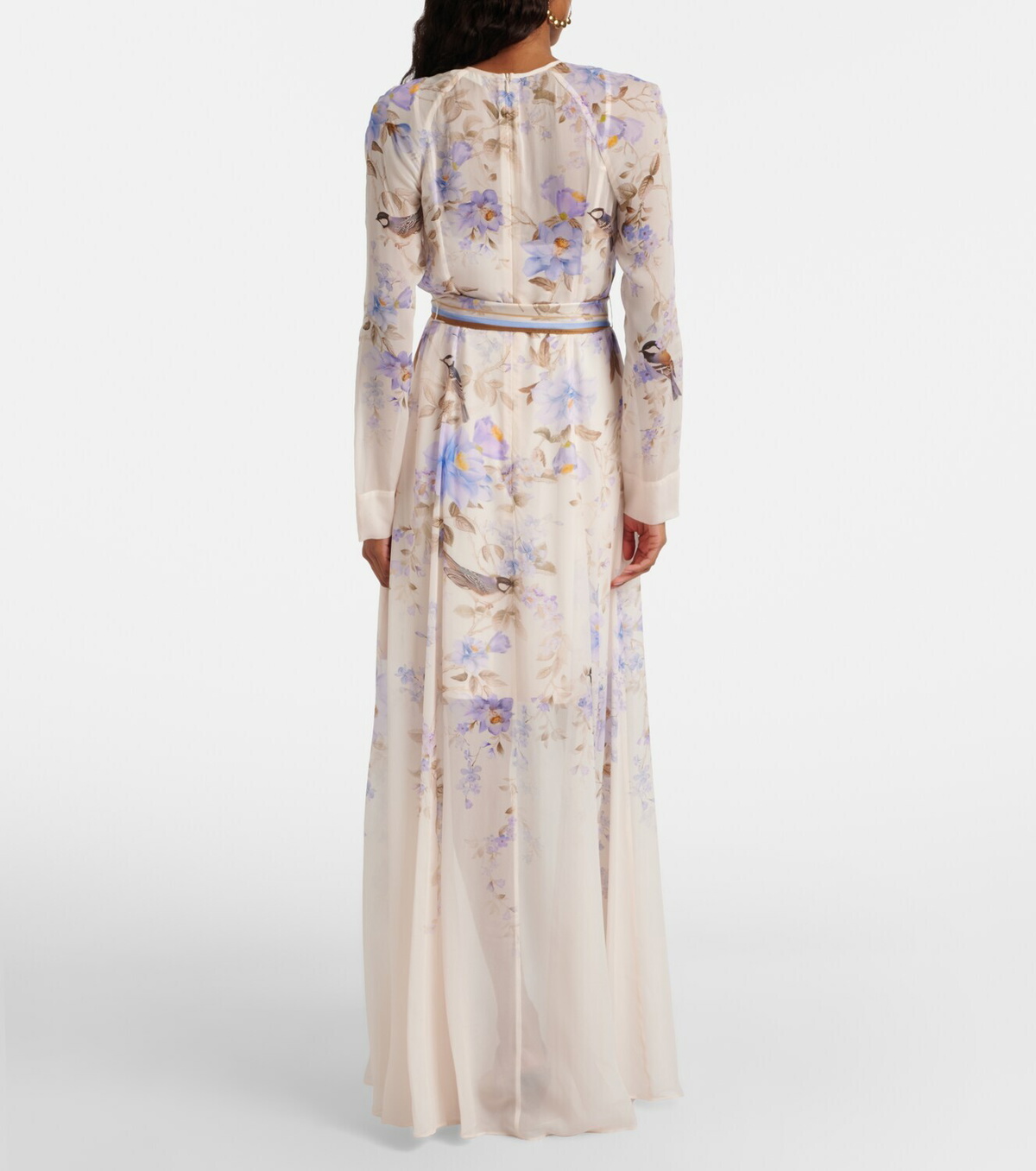 Zimmermann Luna belted floral maxi dress