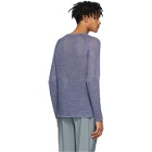 Giorgio Armani Purple Hemp Sweater